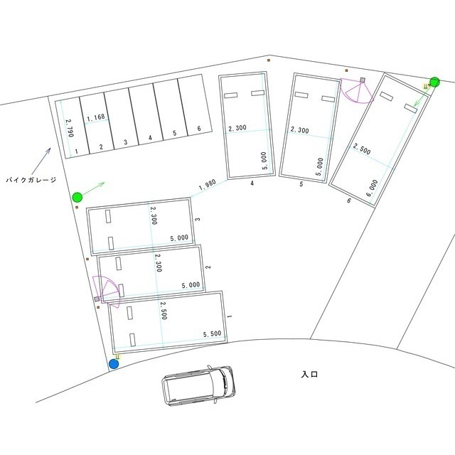 青葉台1丁目駐車場（バイクガレージ）