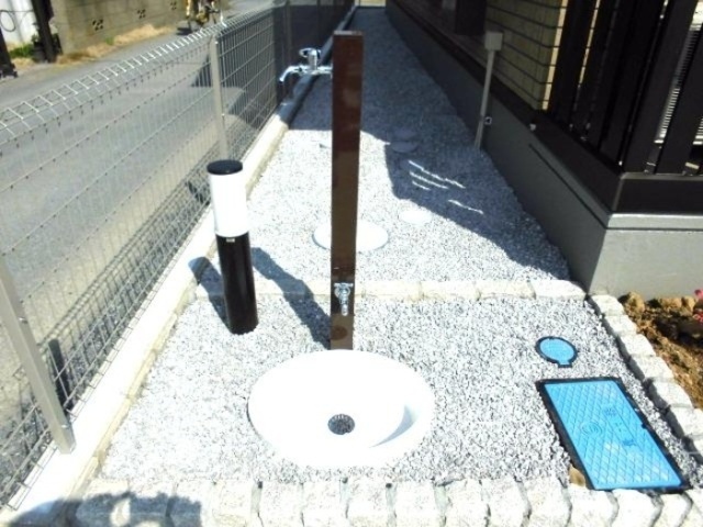 ペット足洗い場