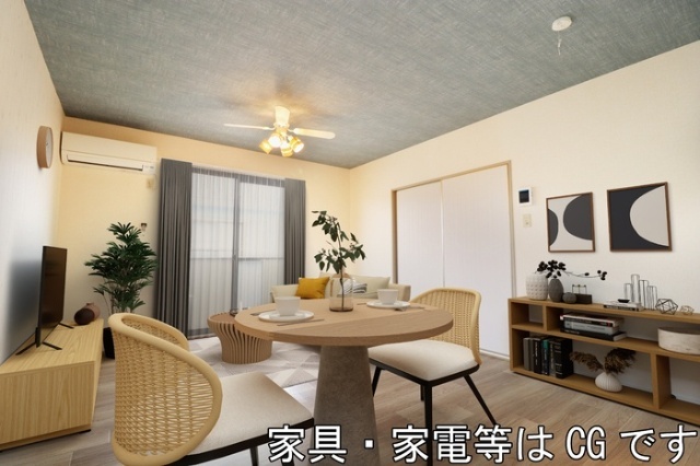 家具はCGです