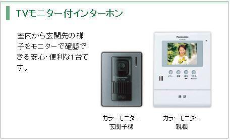 カメラ付インターホン（イメージ）