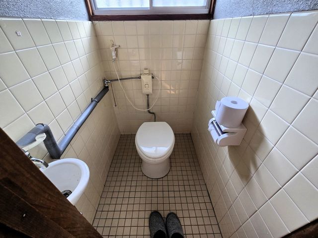 簡易水洗トイレ