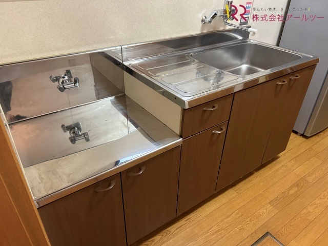 ガスコンロ設置可能