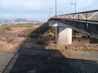 渡良瀬川と福寿橋