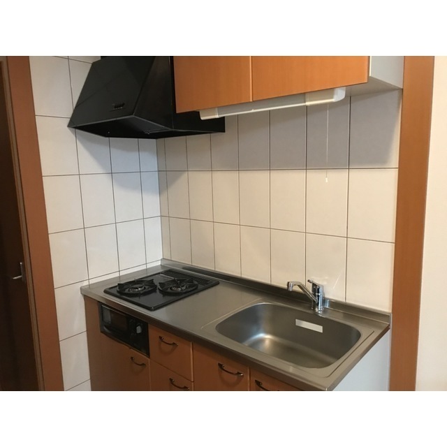 システムキッチン２口コンロ