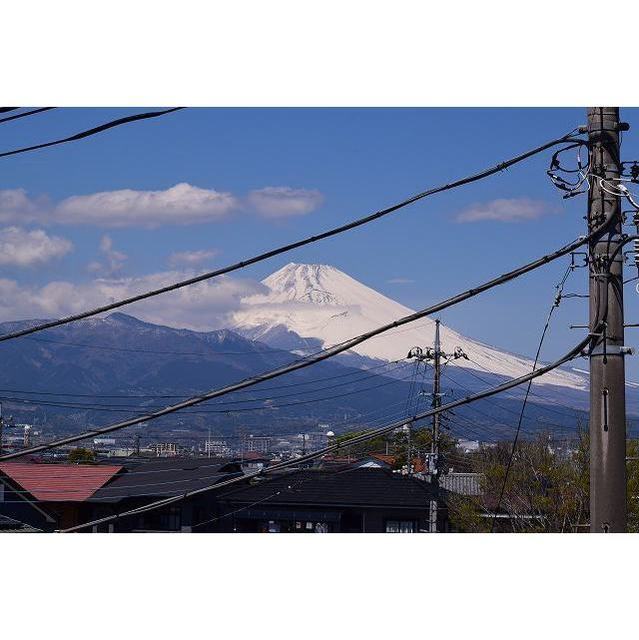 晴れた日には富士山が見られます