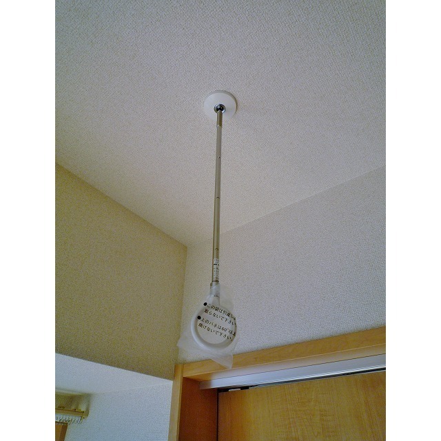 リビング　室内物干し