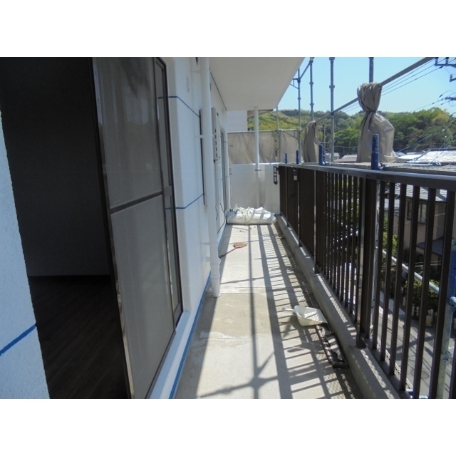 日当たり良好　広いベランダ