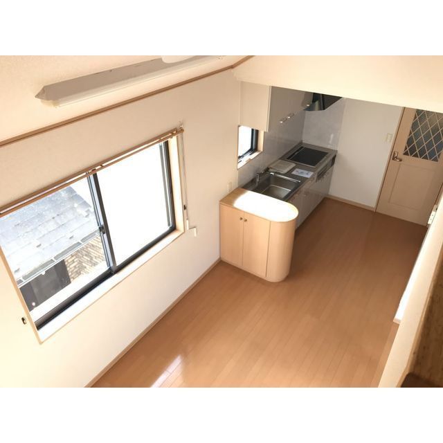 ロフトから見える階下