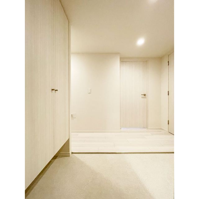 贅沢な広さがある玄関
