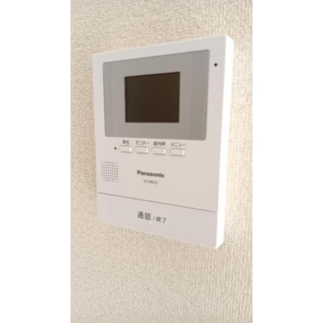 来客が確認できるモニター付きインターホン