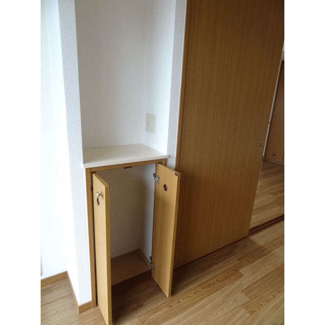 リビングにも小さな収納があります