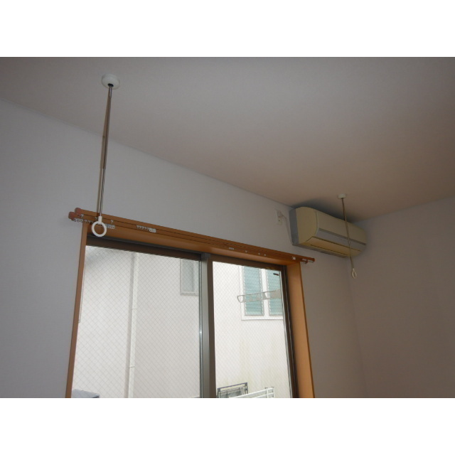 洗濯物干しできます