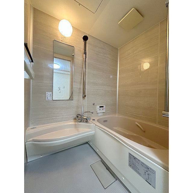 広いお風呂でゆったりバスタイムを満喫♪