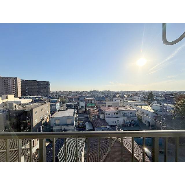 野田市の街並みを一望できる開放的な景色♪