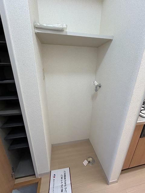 室内洗濯機置き場です。