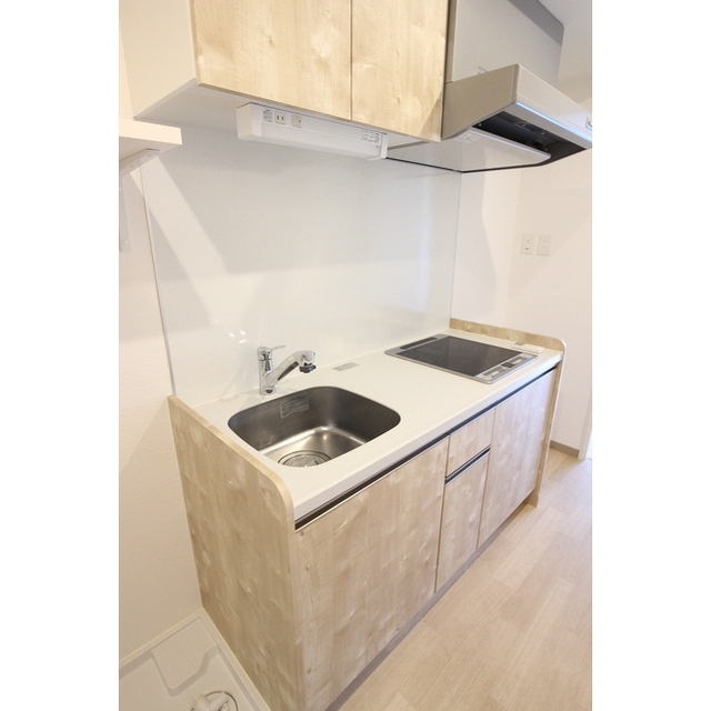 2口IHコンロ付システムキッチン★※写真は別部屋。現況優先。