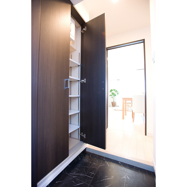 大容量の玄関収納