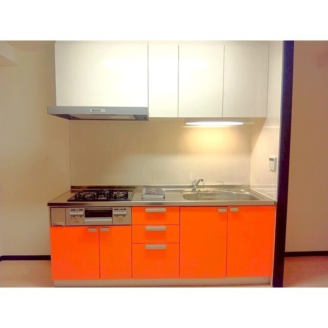 3口ガスコンログリルつき