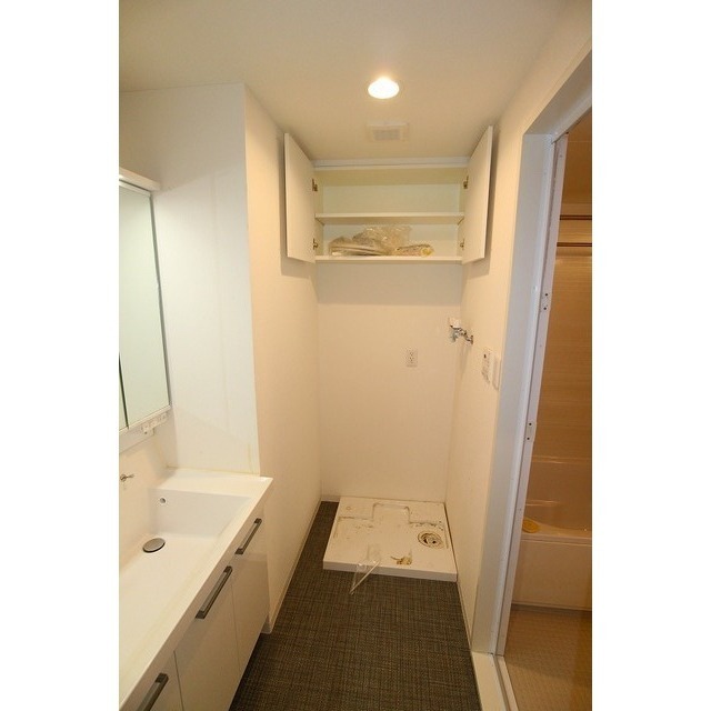 室内洗濯機置き場♪