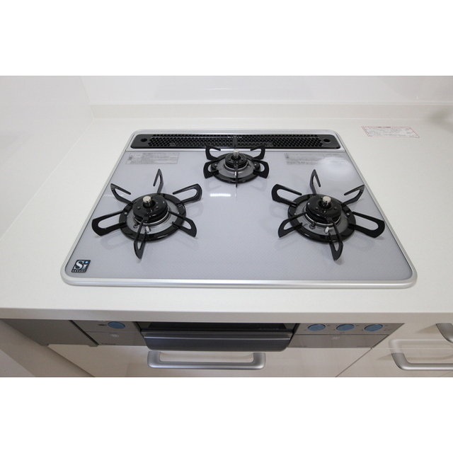 3口ガスコンロ・グリル付☆