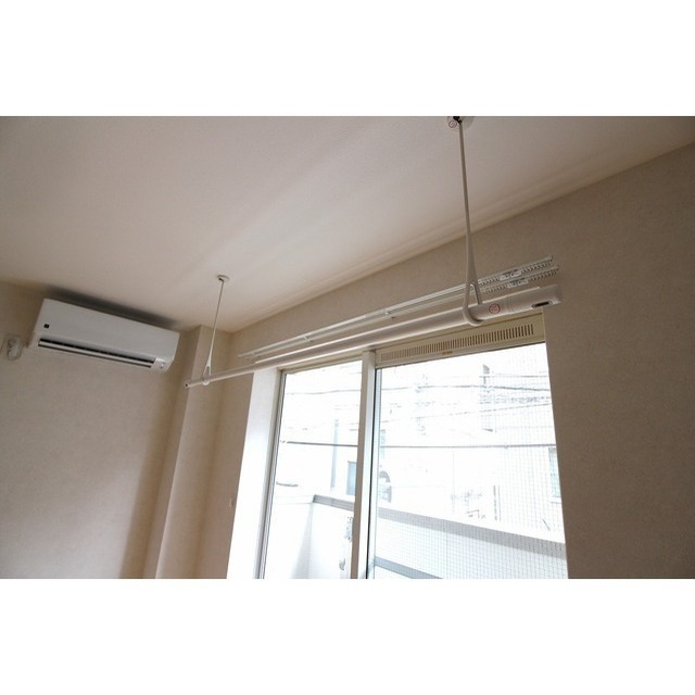 室内物干し完備