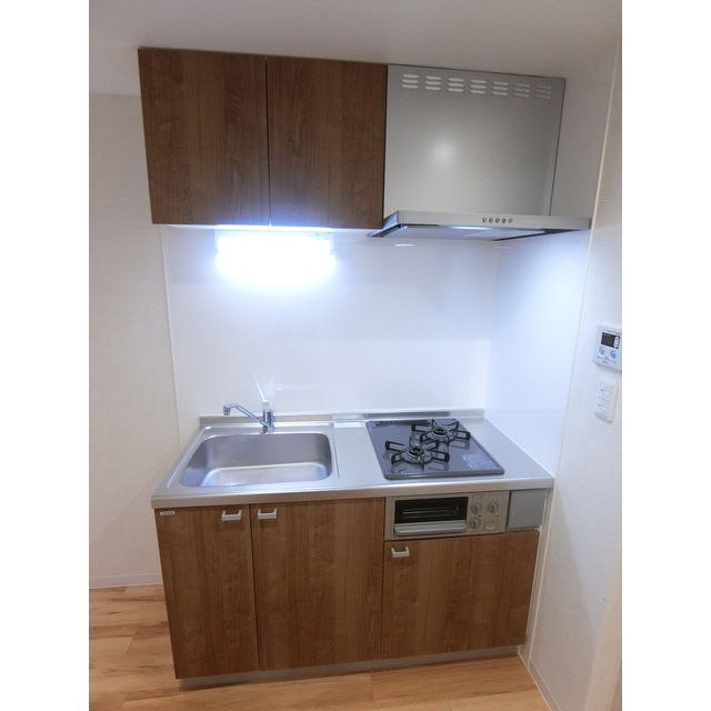 2口ガスコンログリル付キッチン新品!