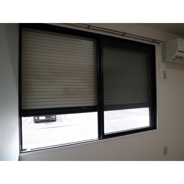 シャッター付で防犯面も安心☆