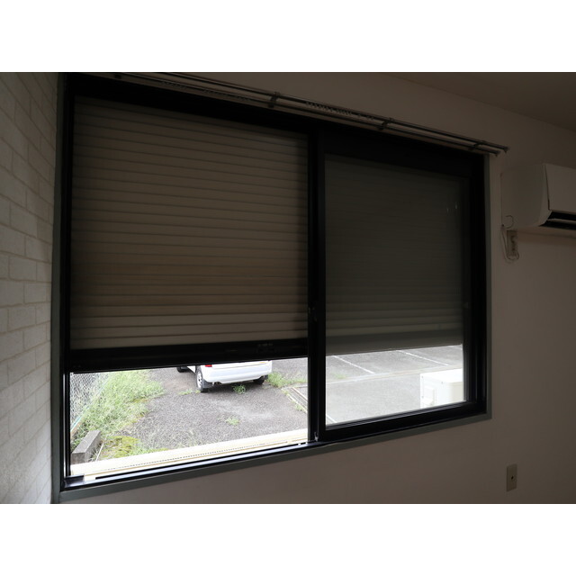 シャッターがあるので防犯面も安心です!