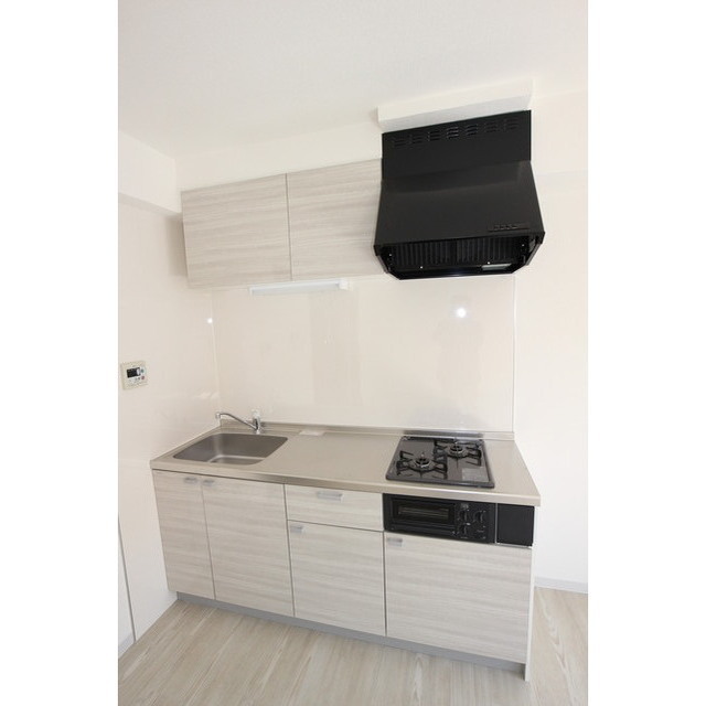 2口ガスコンロ・グリル付のシステムキッチン♪※現況優先