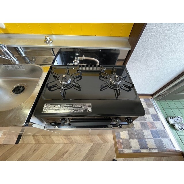 2口ガスコンロ+グリル付♪※現況優先