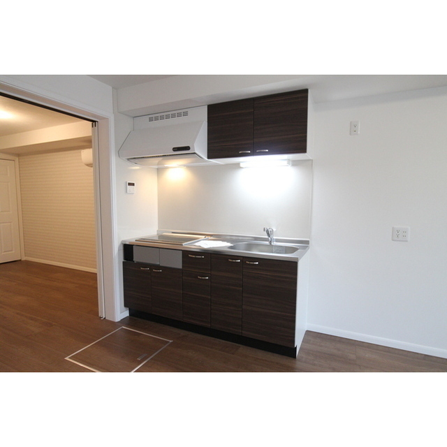 IHコンロ2口付きのキッチンです☆※現況優先