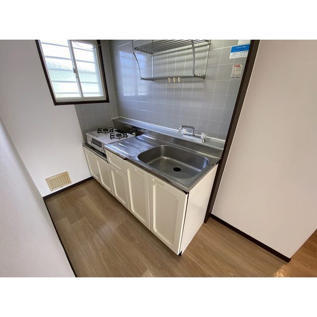 2口ガスコンロ・グリル設置済のお部屋です★※現況優先