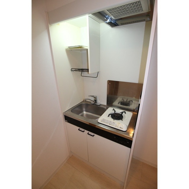 1口ガスコンロ付きのキッチンです☆※現況優先