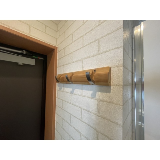 玄関に3連フック★