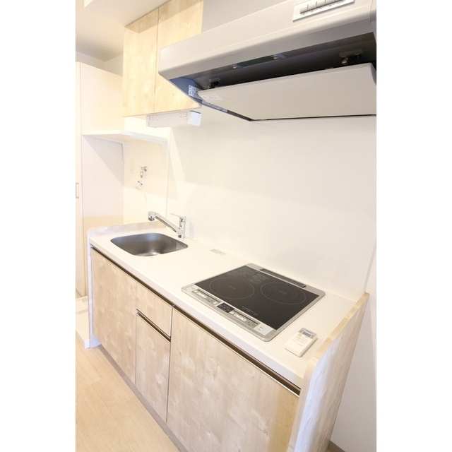 2口IHコンロ付システムキッチン★※写真は別部屋。現況優先。