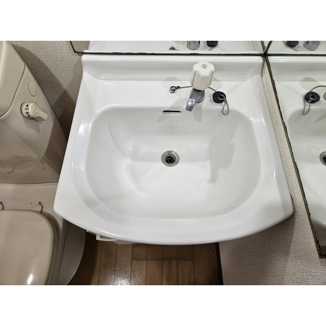 新しい洗面台にかわります☆※現況優先。