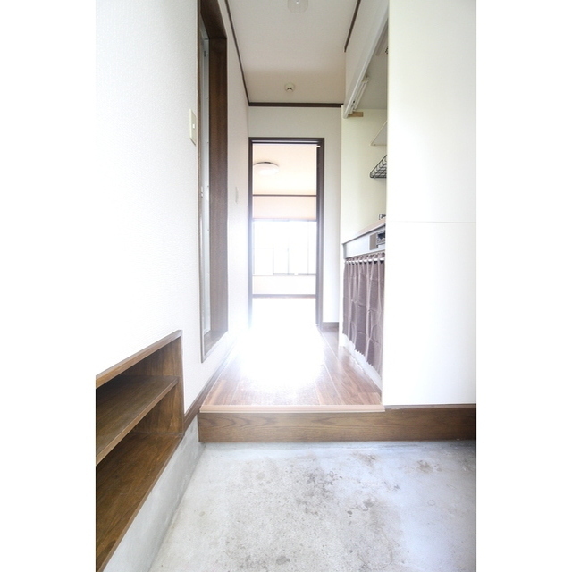 靴を置くスペースがあります！