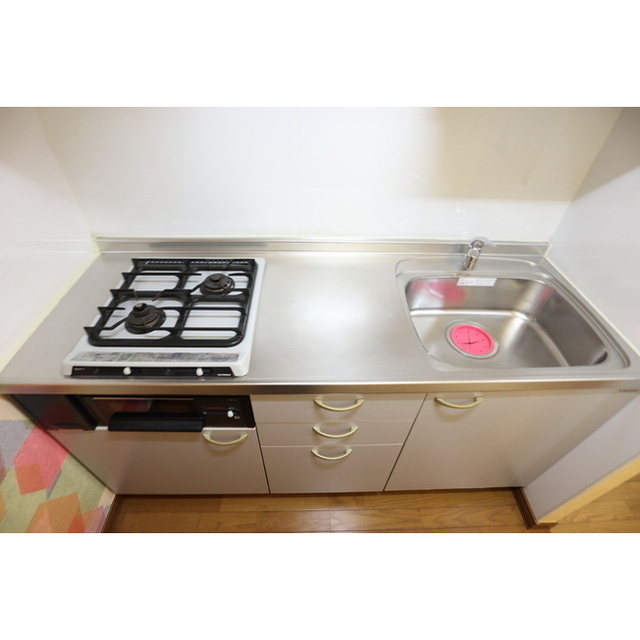 ガスコンロ2口付きキッチン♪※現況優先