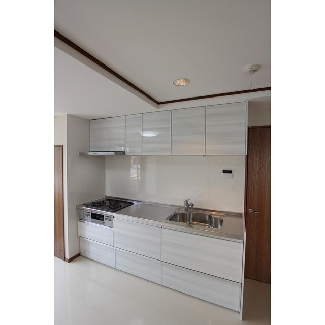 3口ガスコンログリルつき