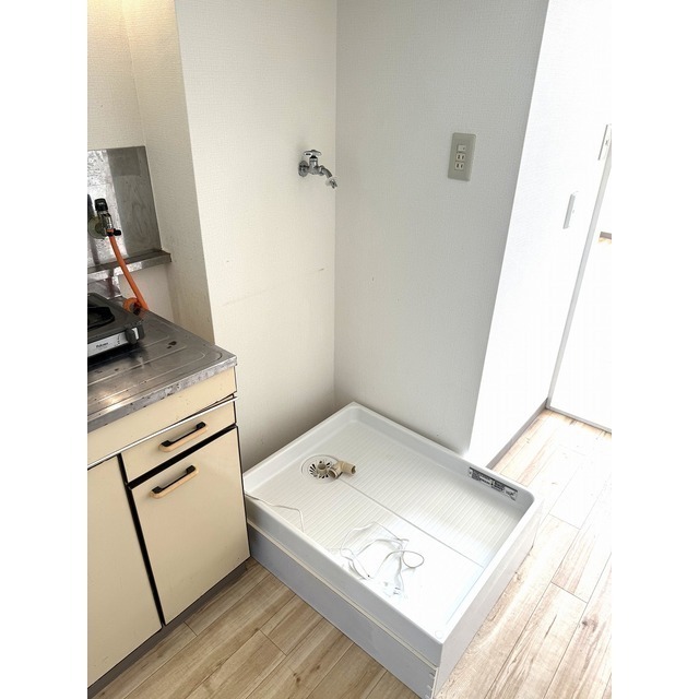 室内洗濯機置き場♪