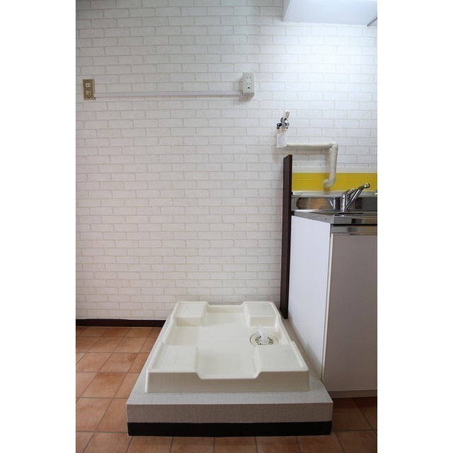 室内洗濯機置き場です♪