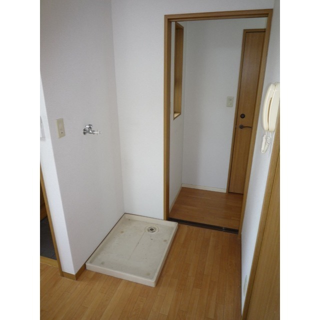 室内洗濯機置き場♪