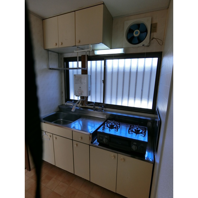 2口ガスコンロ・グリル設置済キッチン♪