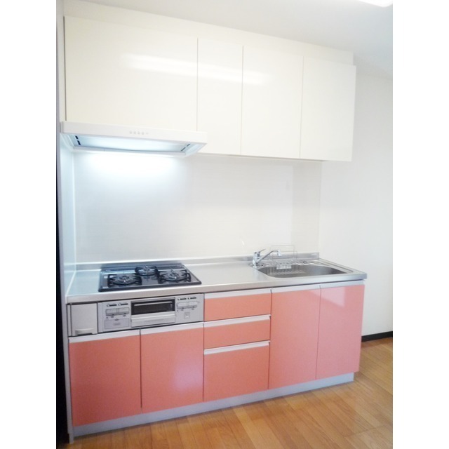 システムキッチン★(3口ガスコンロ・グリル付)※現況優先