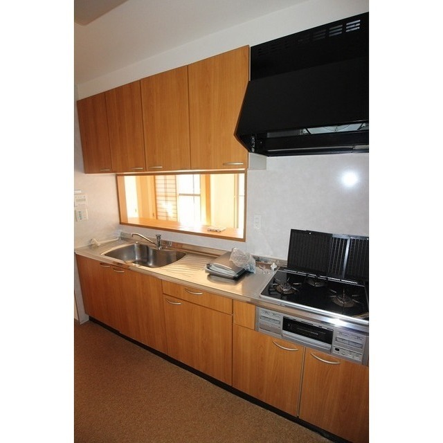 3口ガスコンロ・グリル付システムキッチン★