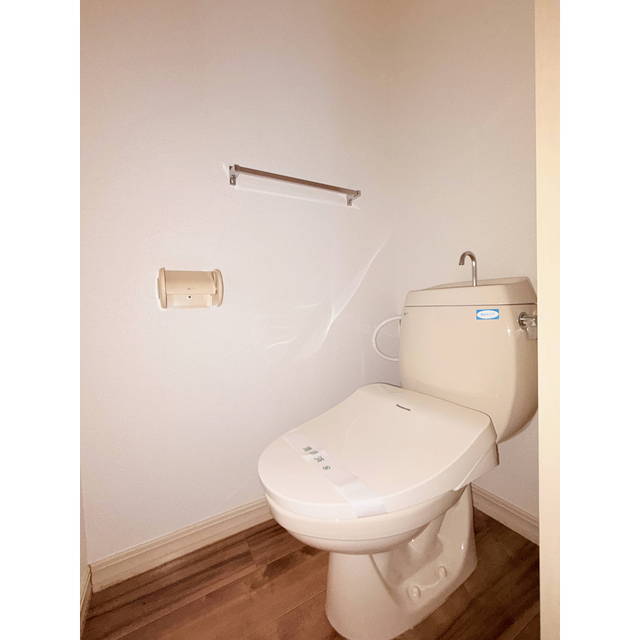 快適な多機能便座がついています