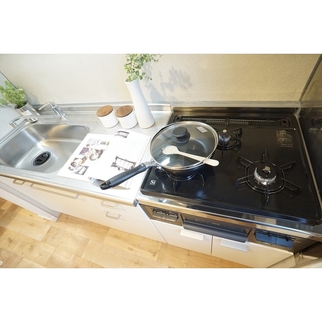 3口ガスコンロキッチン