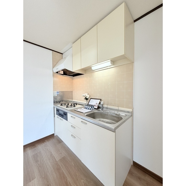 3口コンロのシステムキッチン