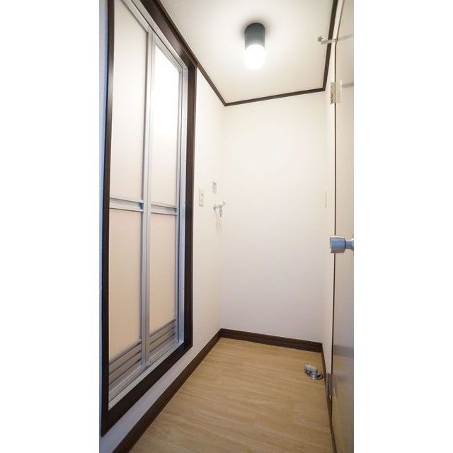 室内洗濯機置き場!