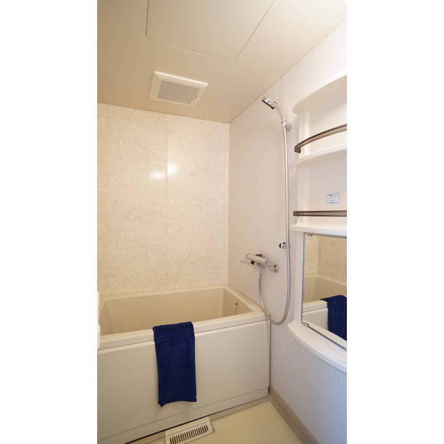 大きな鏡で使い勝手便利です!